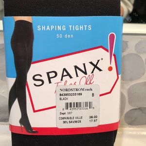 Spanx black tights